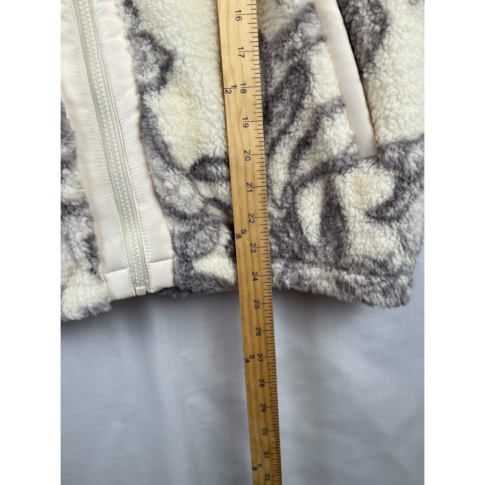 Spyder Women's Ivory Floral Sherpa Fleece Full Zip Jacket Size Medium NWT - Picture 6 of 14